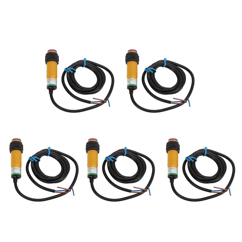 5 Pcs Infrared Photoelectric Switch Normally Open 10 To 30cm