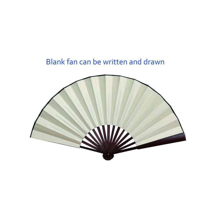 HONSHEN Folding Fan,Handheld Chinese Arts Fans,Bamboo Hard Paper Hand Fans