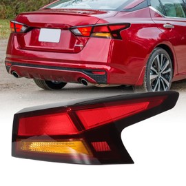Zhaoyang Tail Light Assembly Compatible with 2019 2020 2021 2022 Nissan Altima Outer Taillight Brake Lamp Replacement with Bulbs (Right Passenger Side)