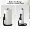 VEHHE Paper Towel Holder Countertop, Black Paper Towel Holder with