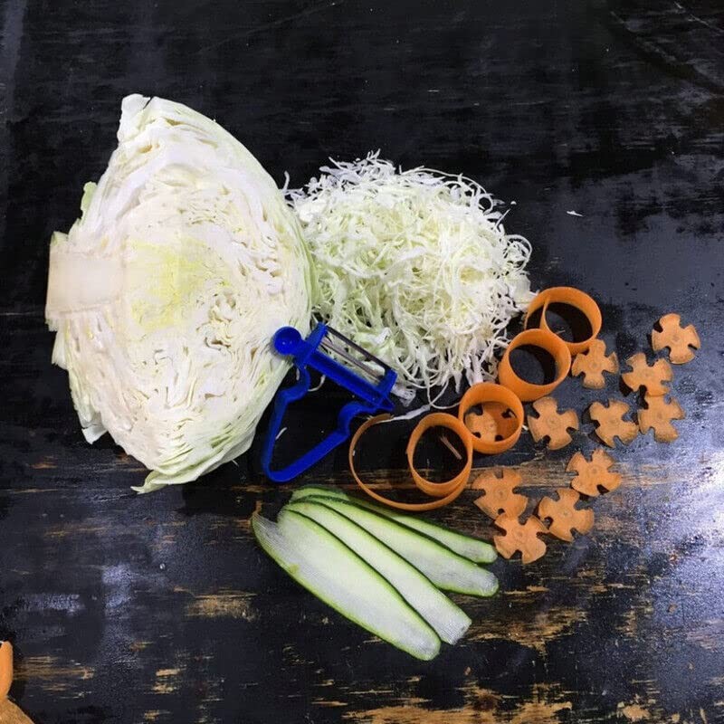 3PCS Vegetable Peeler Slicer Shredder Peeler Julienne Strips Cutter Fruit