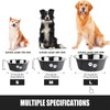 SUOXU Stainless Steel Dog Bowls, Non-Slip Rubber Base, Non-Slip Metal,