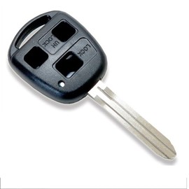 [Gn276] TOY43 Genuine Quality Blank Key Spare Key Toyota Daihatsu 3 Buttons 3 Holes Estima Alphard Noah Voxy Shenta Ipsum Rank Rankle Prado Mark II Mark II Quality 100 Series Hiace Rush Etc Keyless