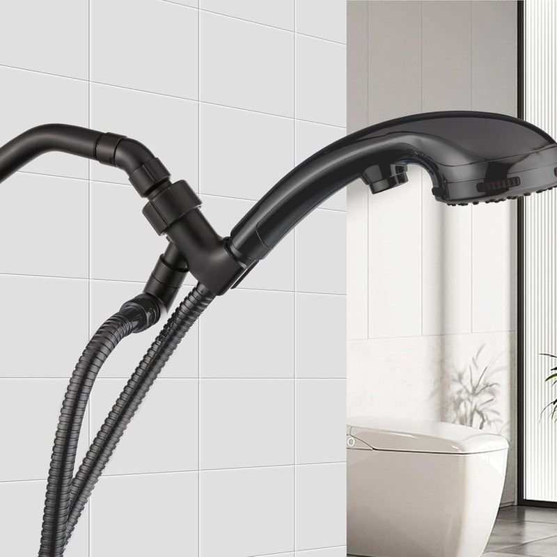 OFFO Shower Head Elbow Adapter, All Metal Handheld Shower Head