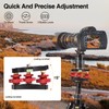 Tripod Leveling Base,Tripod Head Leveling Base Camera Leveler,Tripod Leveler,3/8”Thread,+/-5°Precise Angle