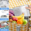 Surmol 2PCS Ice Packs for Lunch Boxes Reusable Stainless Steel