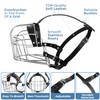Dog Metal Muzzle for Large Sized Dogs – Heavy Duty