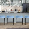 Bifaunvogel Bar Stool Cover Rectangle Set of 4 Velvet Stretch