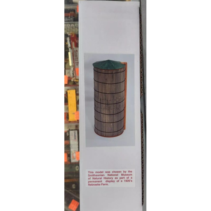 JV Models 2000 HO Scale Farm Silo Kit