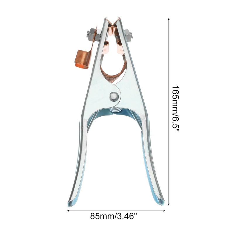 sourcing map 300A Welding Ground Clamp, Iron A-shape Welding Machine