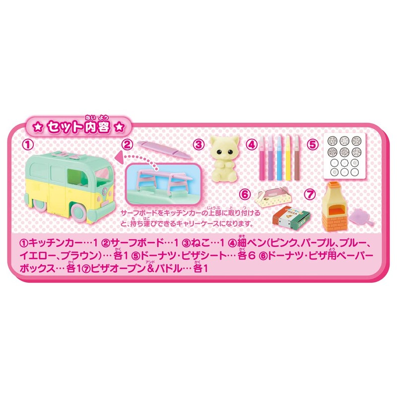 oekaki mofurenzu cat kitchen car