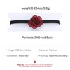 Wendalern Black Velvet Flower Choker Necklace White Rose Flower Collar