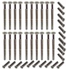 Universal Hardware 20 Pack M4 Door Handle Screws Chrome with