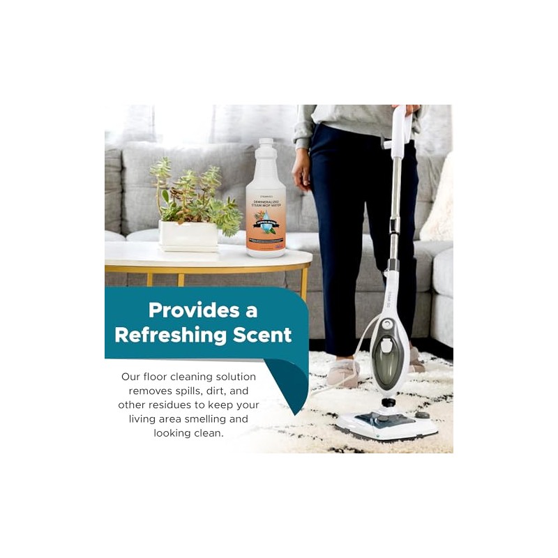 Steam & Go Demineralized Water for Steam Cleaner - PVC-Free