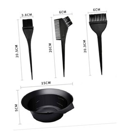 WOONEKY 20pcs Disposable Hair Dye Kit Portable Hair Dye Bowl and Shawl Set for Diy Home Salon Use Essential Tools and Treatment