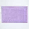 HOMESCAPES Imperial Plain Lilac Bath Mat 50 x 80 cm