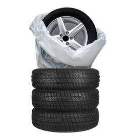 Flaconi 4PCS Auto Reifentasche,Reifensäcke Set,Reifenhülle Reifentüten Schutzhüllen für Reifen,Wasserdicht Auto Reifentasche,Geeignet für Jeden Standardreifen bis zu Einer Größe von 22 Zoll