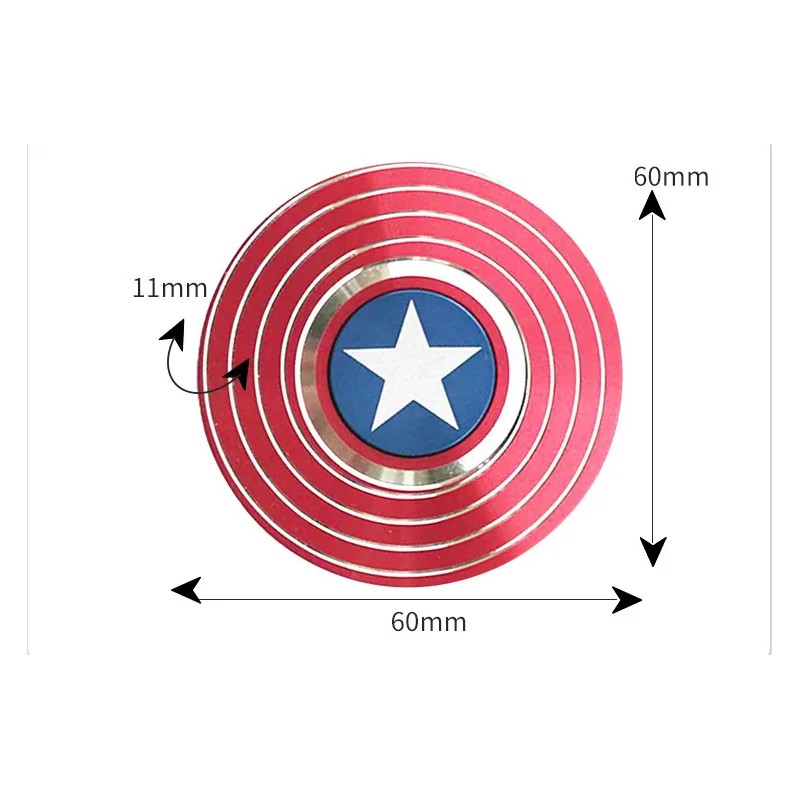 2 Piezas De Fidget Spinners + Bolsa De Almacenamiento