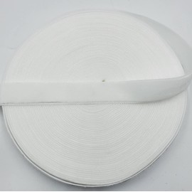 Tianying Single Sided Velvet Ribbon 15mm Wide 10 Yards Approx 9.1m Craft Ribbon (White)