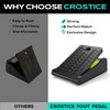Crostice Foot Pedal Activator Compatible with Tonal Bar Control Module,