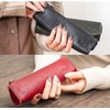 Dom Teporna Pen Case, Pencil Case, Genuine Leather, Slim, Stylish,