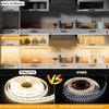 PAUTIX COB LED Strip Light White CCT Tunable 3200LEDs,CRI90+ 16.4ft/5m