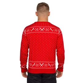 You're Killin' Me Smalls Ugly Christmas Sweater for Men, Women - Red - 3X-Large