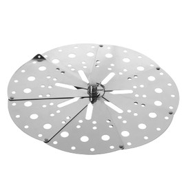 HomeSoGood Stainless Steel Adjustable Drop Lid,Multi-Function Folding Cooking Inner Lid,Fit Various Size Pot(5-9inch)