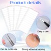 Single Sided Hair Extension Tape Replacement, 60 Pcs Single Sided