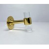 Morco Deco Brass Lucite Robe Hook Handmade Bathroom Kithcen Towel