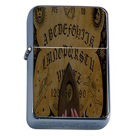 Ouija Board Flip Top Oil Lighter D9 Talking Spirit Occult Witchcraft Spooky