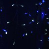 JnDee Safe Voltage Fully Weatherproof Icicle Christmas Fairy Lights Blue