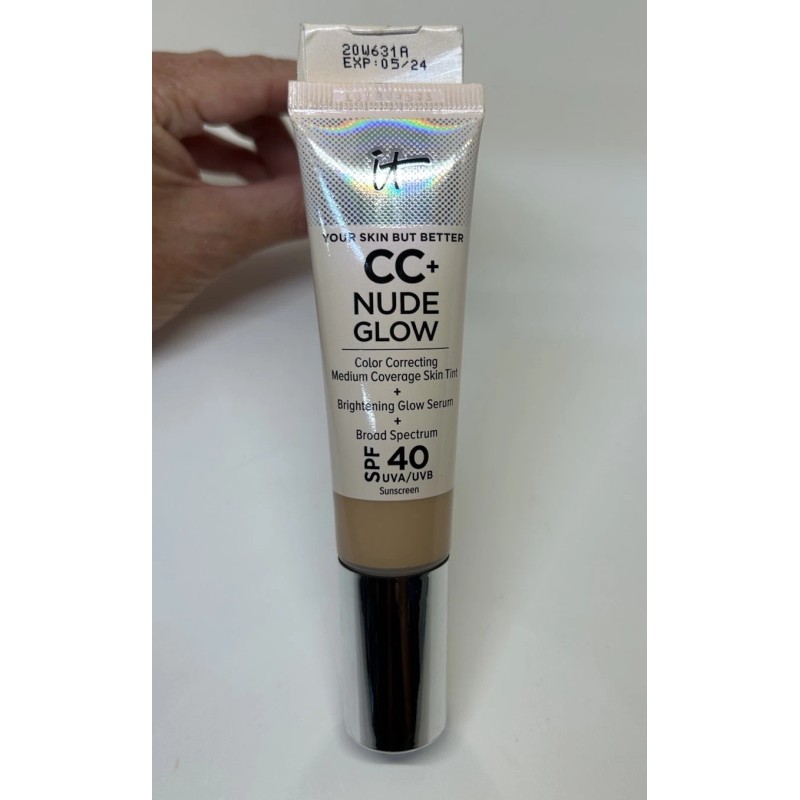 IT COSMETICS CC+ NUDE GLOW SKIN TINT FOUNDATION SPF40 MEDIUM