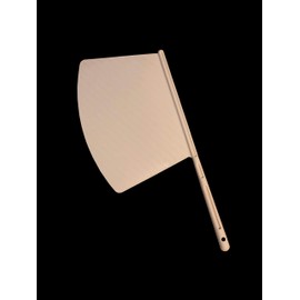 BBQ Hand Fan - BBQ Fan - Hand Crank Blower - Barbecue Coal Blower - Barbecue Manual Blower (White)