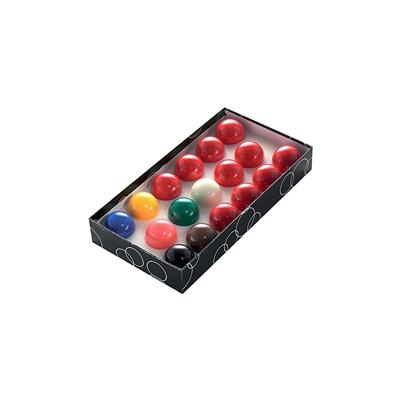 Formula Sports Standard Snooker Balls Boxed Set, 2 Inch Ball