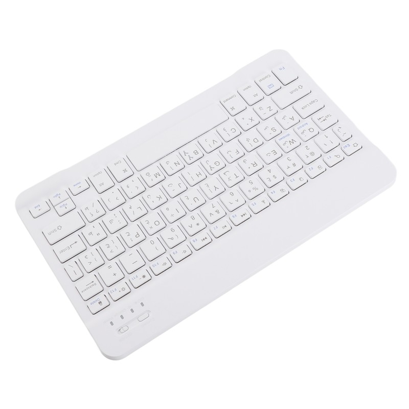 Keyboard 10 Inch UltraThin Wireless for Bluetooth Intelligent Computer Supplies(Arabic