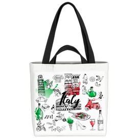 VOID Italy Colosseum Pisa Bag 33 x 33 x 14 cm 15 L Shopping Bag Shopper Shopping Bag, multicoloured, Casual