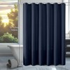 OVZME Zora 78 Inch Shower Curtain Set with 12 Plastic