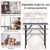 LEIBOU 36-inch Height Adjustable(23''~33.8'') and Foldable Pet Dog Grooming Table