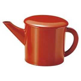 (A) Round Water Tube (Large) Pint Vermillion [φ 10.6 x 10.5 cm] [Lacquerware] [Potato Outdoor Dining Outdoor Restaurant 和食 Charger Industrial]