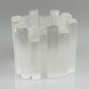 Selenite Candle Holder - Healing Crystal Tealight Holder for Meditation