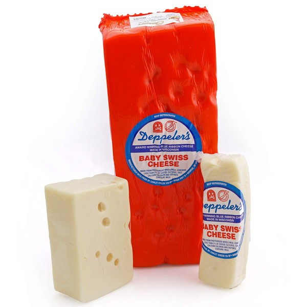 Swiss Cheese - Deppelers Baby Swiss Cheese (1 lb)