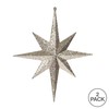 Vickerman 12" Rose Gold Iridescent Glitter Bethlehem Star Christmas Ornament,