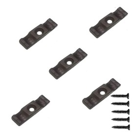 TERF® 5 Pcs Antique Black Turn Buttons 38mm [ 1.5'' ] Cabinet Cupboard Wardrobe Latch Catch Lock Gate Shed Door Rabbit Hutch Thumb Turn Button with Fixing Screw