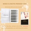 FQNing Premade Fans Pointy Base 1000 Fans Premade Lash Extensions