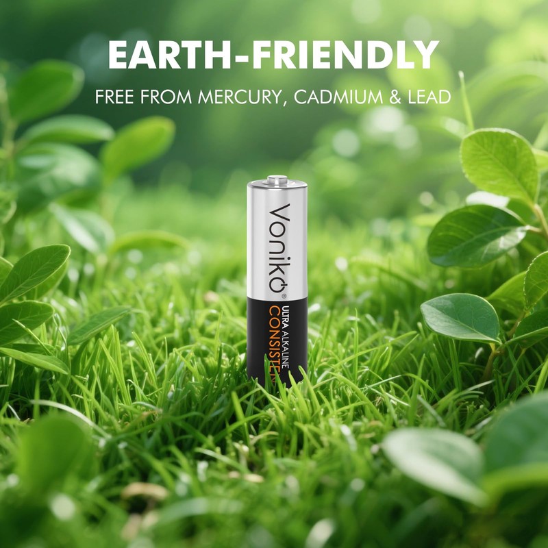 Voniko AA Batteries 48 Pack - Alkaline Double A Battery