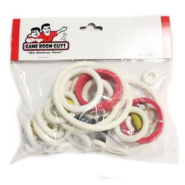 Game Room Guys Williams Bride of Pinbot Pinball White Rubber Ring Kit