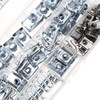 YINETTECH 80Pcs Thread Clip Nut Set, U-Shaped Nut M4 M5