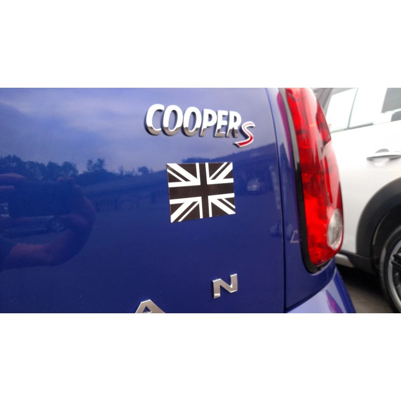 Cupeez Union Jack British Flag Black Jack Magnet Emblem Fits