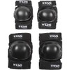 TSG Plain Knee / Elbow Protector Set Black
